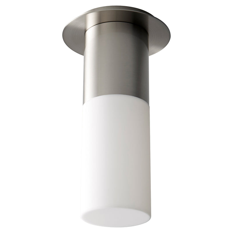 Pilar Large LED Ceiling Mount in Satin Nickel