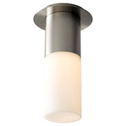 Pilar Large LED Ceiling Mount in Satin Nickel