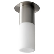 Pilar Large LED Ceiling Mount in Satin Nickel
