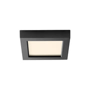 Altair 6" LED Square Flush Mount in Black