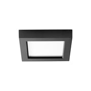 Altair 6" LED Square Flush Mount in Black