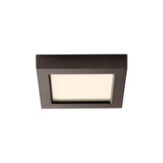Altair 6" LED Square Flush Mount in Oiled Bronze