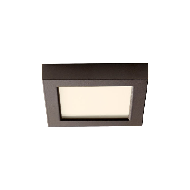 Altair 6" LED Square Flush Mount in Oiled Bronze