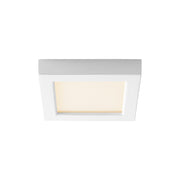 Altair 6" LED Square Flush Mount in White