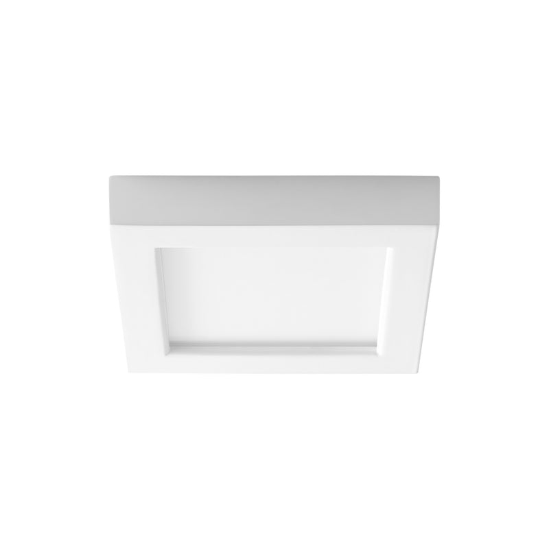Altair 6" LED Square Flush Mount in White