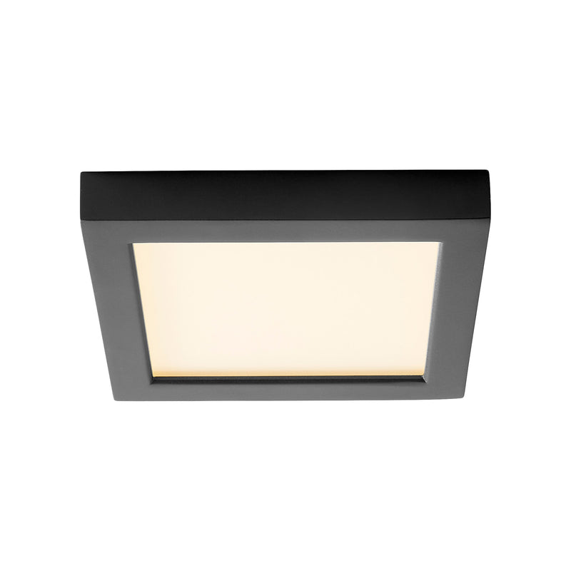 Altair 7" LED Square Flush Mount in Black