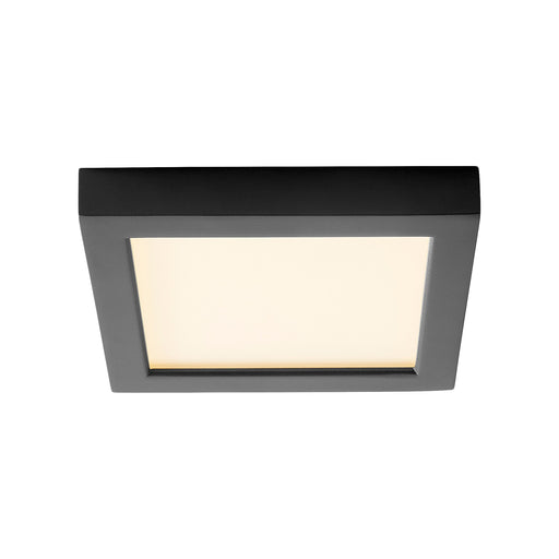Altair 7" LED Square Flush Mount in Black