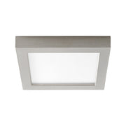 Altair 7" LED Square Flush Mount in Satin Nickel