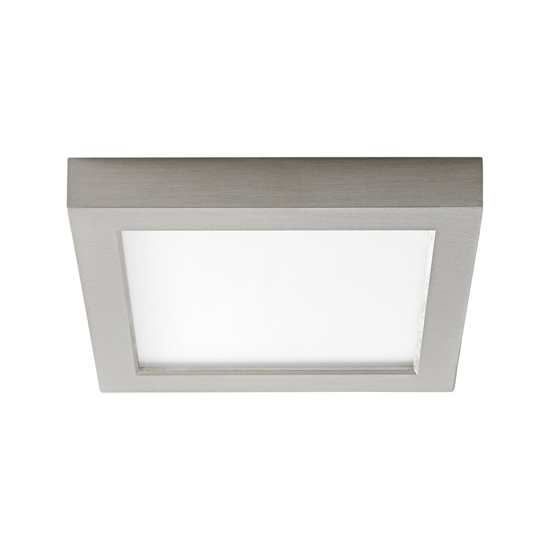 Altair 7" LED Square Flush Mount in Satin Nickel