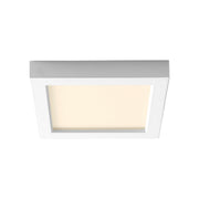 Altair 7" LED Square Flush Mount in White