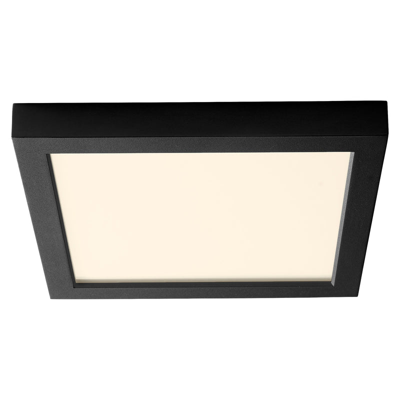 Altair 9" LED Square Flush Mount in Black