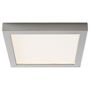 Altair 9" LED Square Flush Mount in Satin Nickel