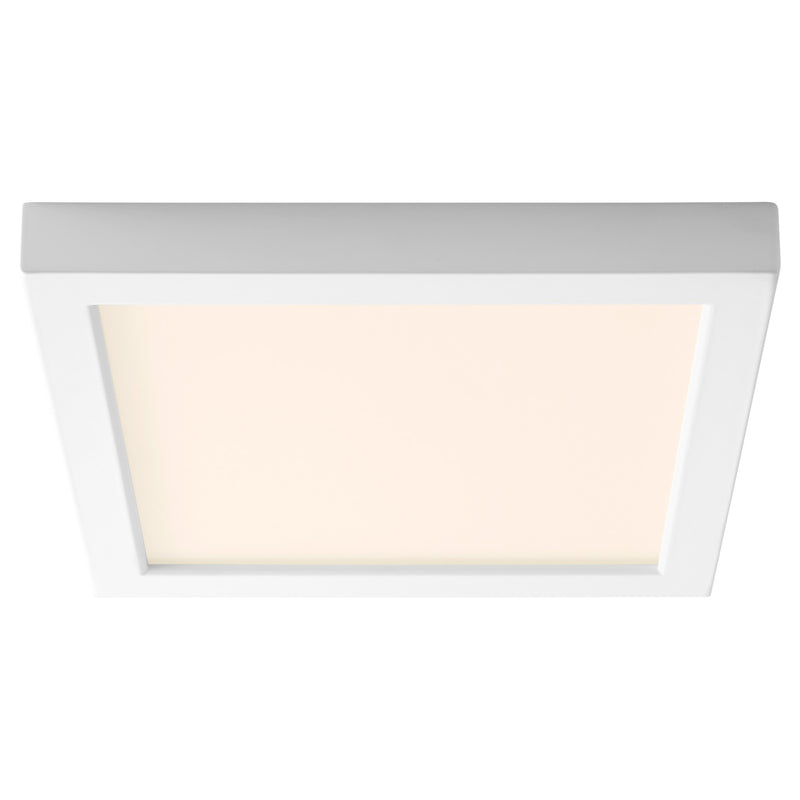 Altair 9" LED Square Flush Mount in White