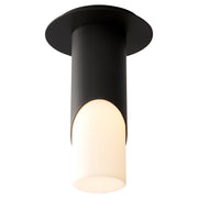 Ellipse Small LED Ceiling Mount in Black