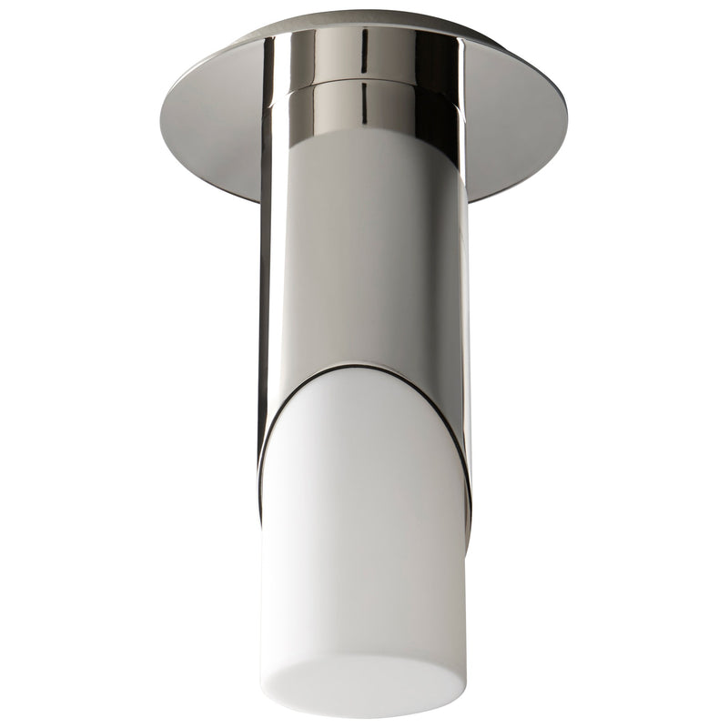 Ellipse Small LED Ceiling Mount in Polished Nickel