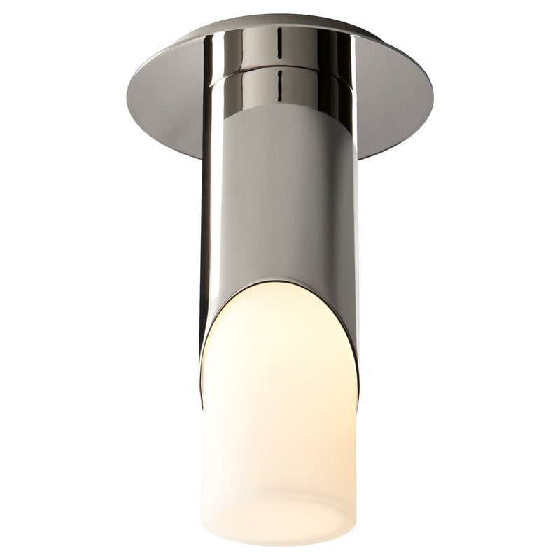 Ellipse Small LED Ceiling Mount in Polished Nickel