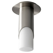 Ellipse Small LED Ceiling Mount in Satin Nickel