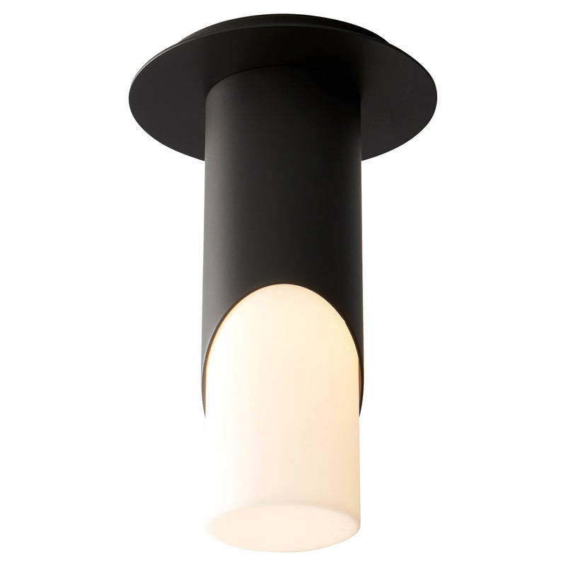 Ellipse Small LED Ceiling Mount in Black