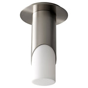 Ellipse Small LED Ceiling Mount in Satin Nickel