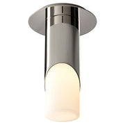 Ellipse Small LED Ceiling Mount in Polished Nickel