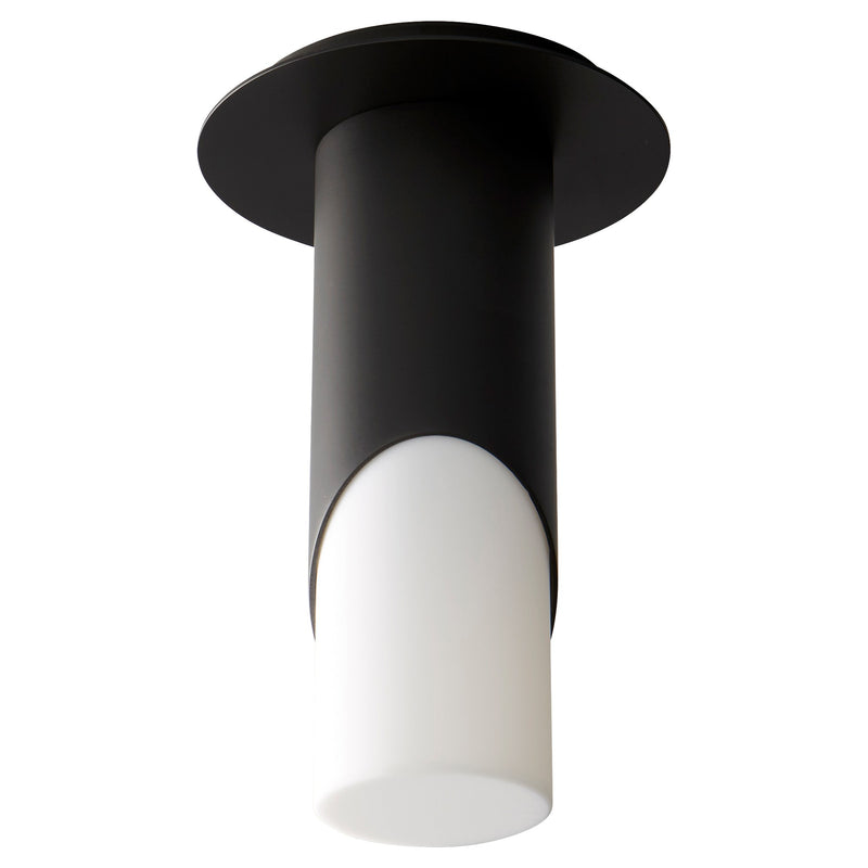 Ellipse Small LED Ceiling Mount in Black
