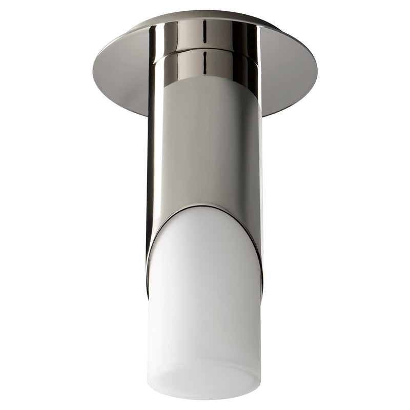 Ellipse Small LED Ceiling Mount in Polished Nickel