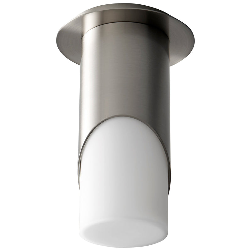 Ellipse Large LED Ceiling Mount in Satin Nickel