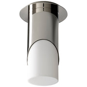 Ellipse Large LED Ceiling Mount in Polished Nickel