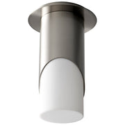 Ellipse Large LED Ceiling Mount in Satin Nickel