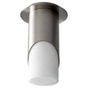 Ellipse Large LED Ceiling Mount in Satin Nickel