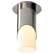 Ellipse Large LED Ceiling Mount in Polished Nickel