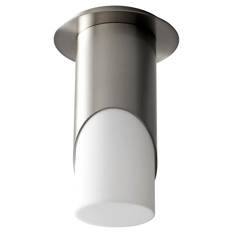 Ellipse Large LED Ceiling Mount in Satin Nickel