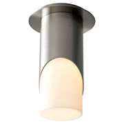 Ellipse Large LED Ceiling Mount in Satin Nickel