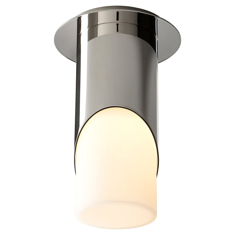 Ellipse Large LED Ceiling Mount in Polished Nickel