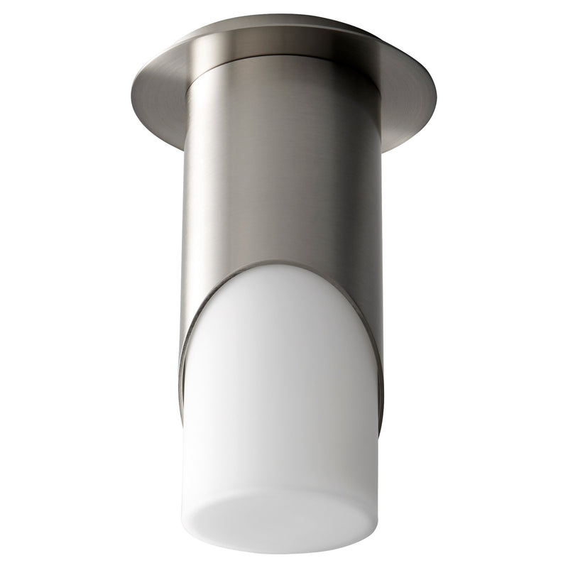 Ellipse Large LED Ceiling Mount in Satin Nickel