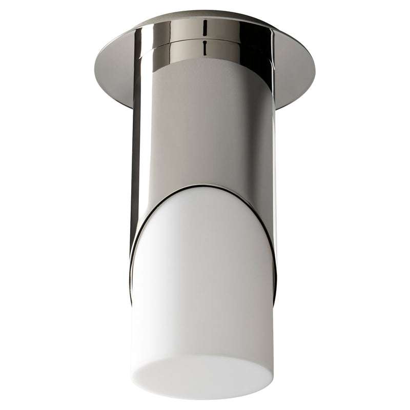 Ellipse Large LED Ceiling Mount in Polished Nickel
