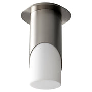 Ellipse Large LED Ceiling Mount in Satin Nickel