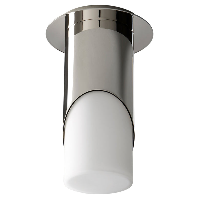 Ellipse Large LED Ceiling Mount in Polished Nickel
