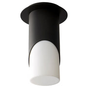 Ellipse Large LED Ceiling Mount in Black