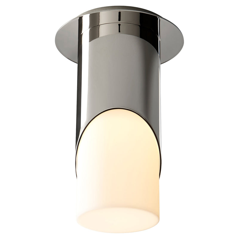 Ellipse Large LED Ceiling Mount in Polished Nickel