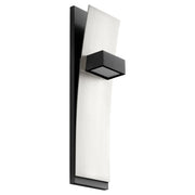 Dario LED Wall Sconce in Black / Satin Nickel
