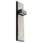 Guapo LED Wall Sconce in Black / Weathered Oak