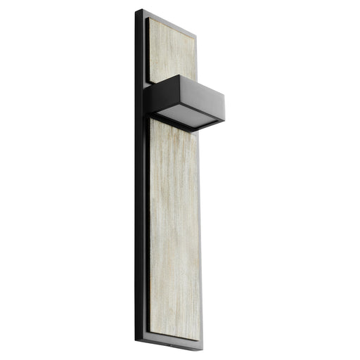 Guapo LED Wall Sconce in Black / Weathered Oak