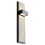 Guapo LED Wall Sconce in Black / Weathered Oak