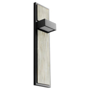 Guapo LED Wall Sconce in Black / Weathered Oak
