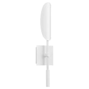 Pivot LED Wall Mount Sconce in White / Aged Brass