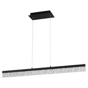 Landon 40" LED Linear Pendant in Black
