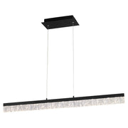 Landon 40" LED Linear Pendant in Black