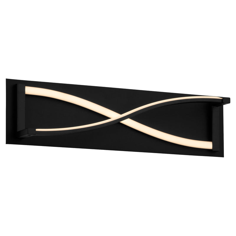 Hyperion 22" LED Vanity Light in Black