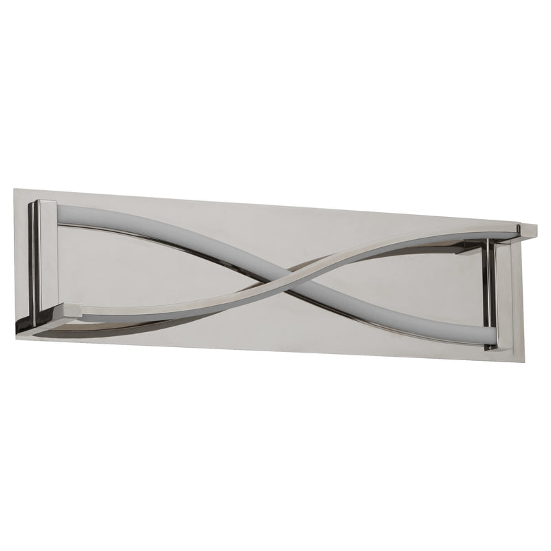 Hyperion 22" LED Vanity Light in Polished Nickel